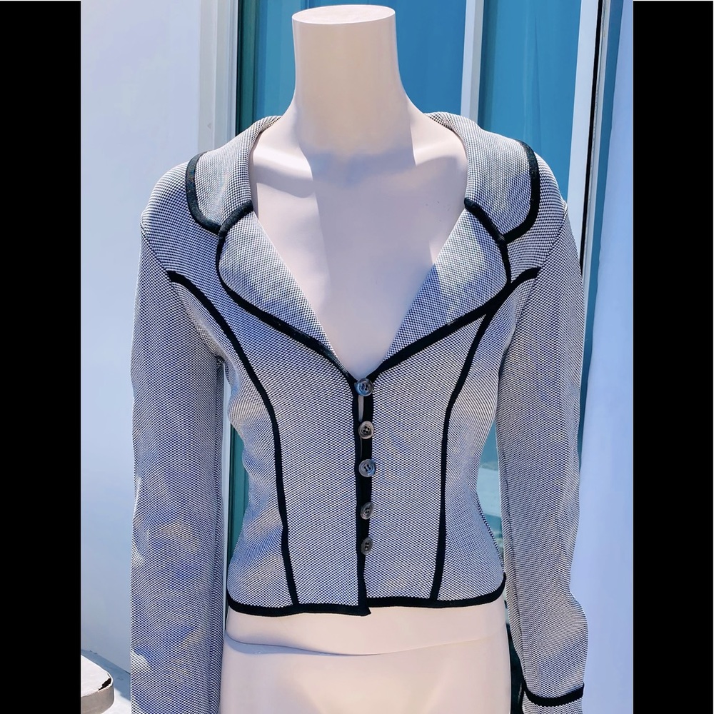 Authentic Herve Leger Paris blazer Made in FRANCE